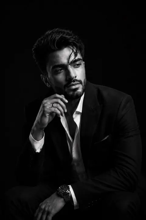 Fine Art Black White Portrait