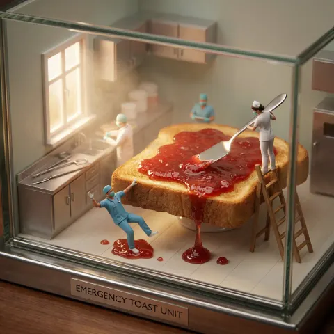 Miniature Hospital Kitchen Fun