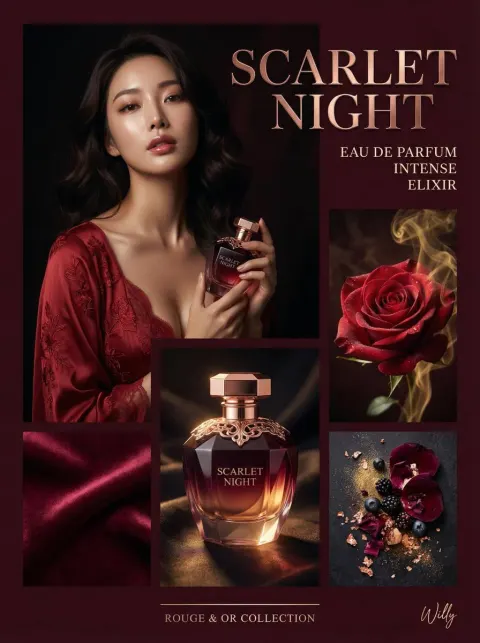 Luxurious Perfume Campaign Editorial