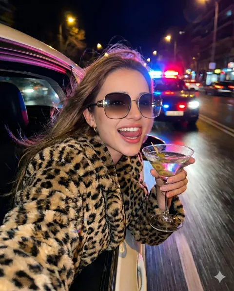 Glamorous Nightlife Beauty