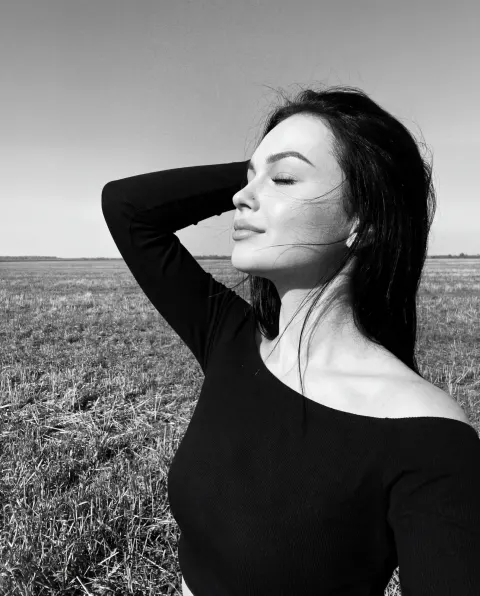 Summer Field Candid Portrait