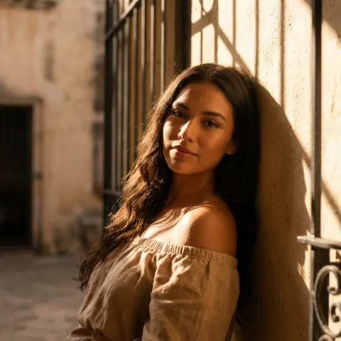 Cinematic Latina Portrait