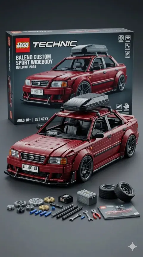 LEGO Technic Vehicle Studio Render