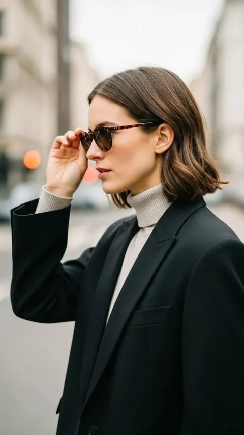 Minimalist Urban Fashion Portrait
