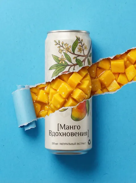 Torn Paper Fruit Can Mockups