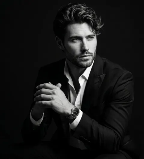 Monochrome Gentleman Portrait