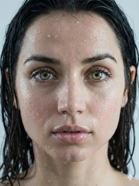 Ana De Armas Wet Side Portrait