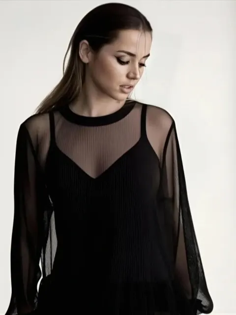Sheer Mesh Fashion Portrait