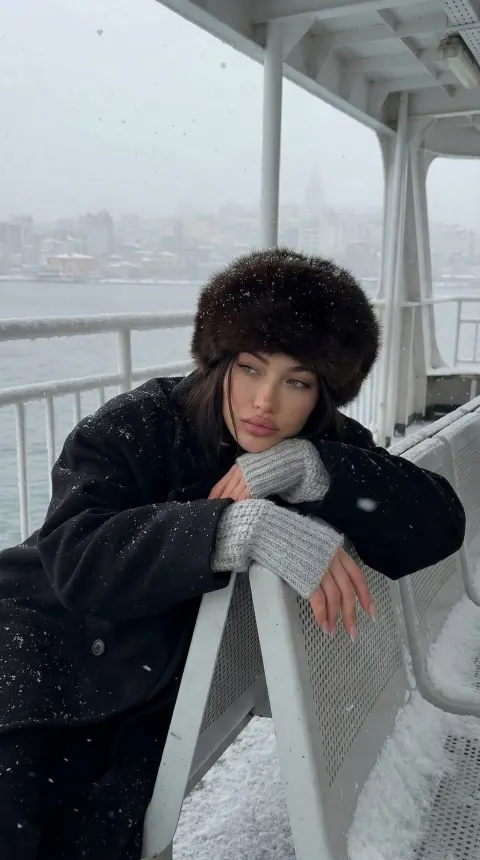 Snow Ferry Solitude Portrait