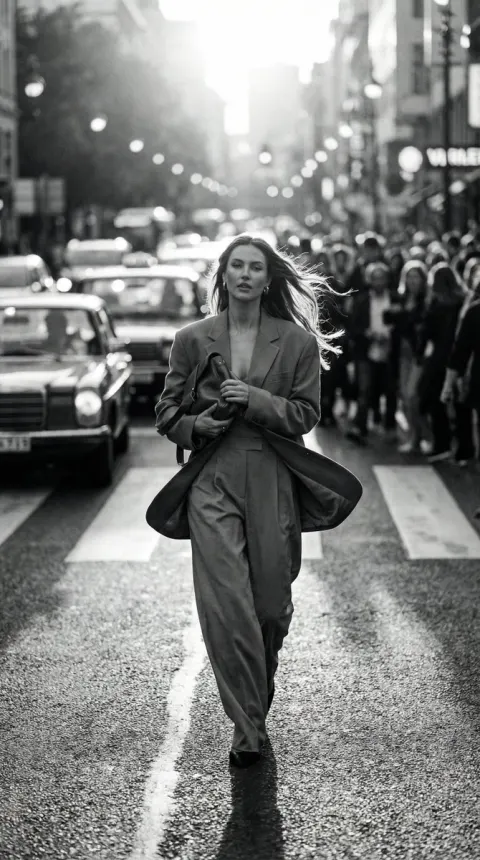 Black White Urban Fashion Rush