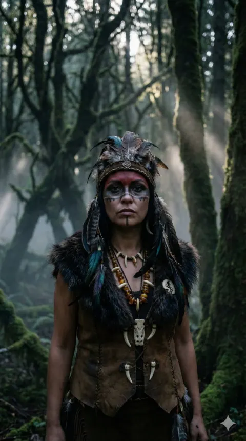 Mystic Forest Shaman Portrait