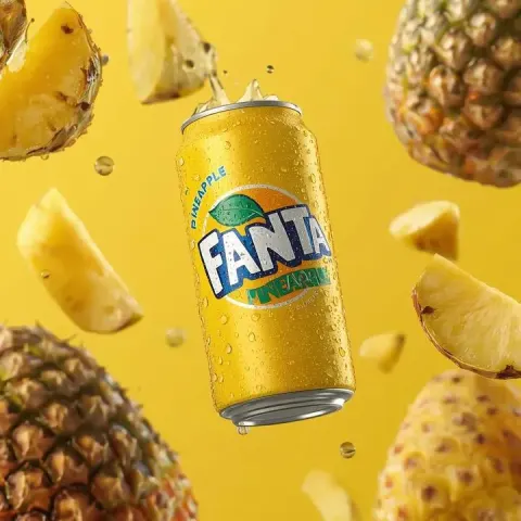 Floating Pineapple Fanta Ad