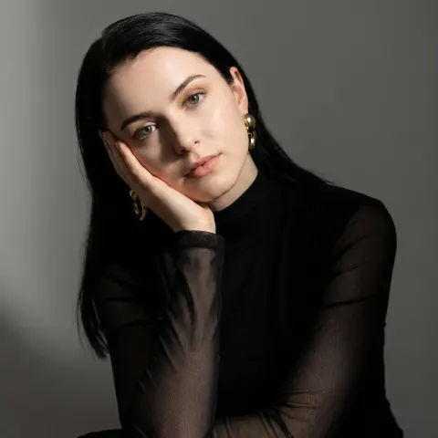 Elegant Portrait in Light and Shadow
