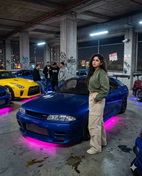 Midnight Car Meet Beauty