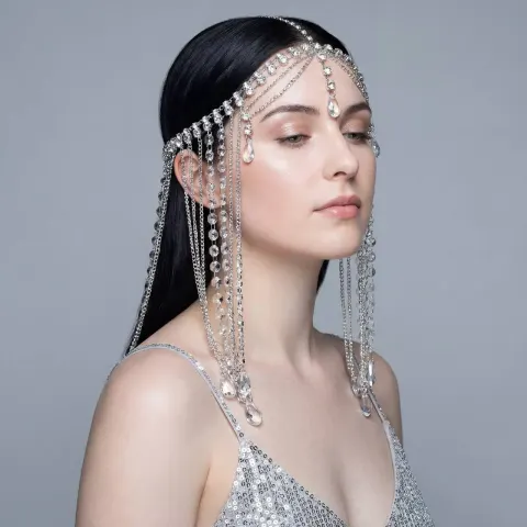 Crystal Veil Goddess Portrait