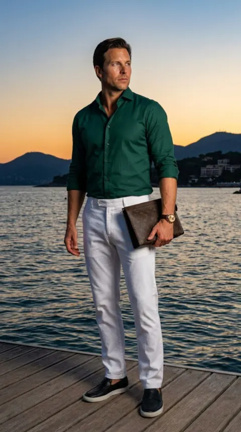Golden Hour Pier Portrait
