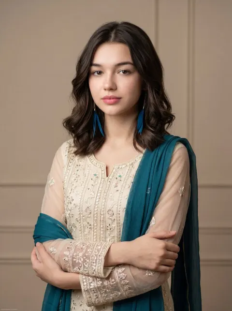Elegant Traditional Beauty Portrait
