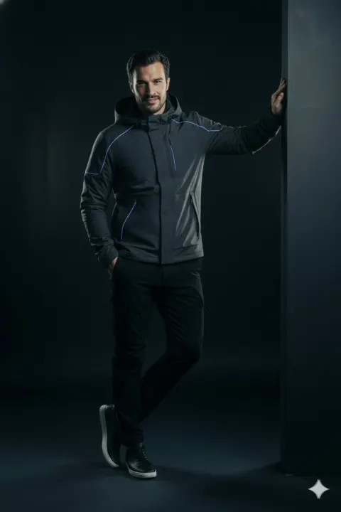 Futuristic Cyber Fashion Portrait