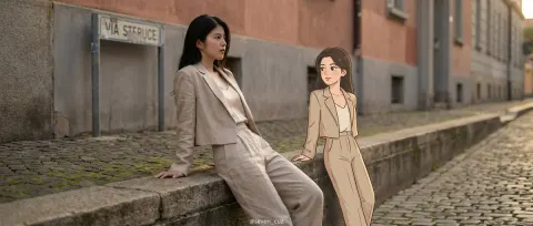 Urban Portrait Meets Cartoon Self