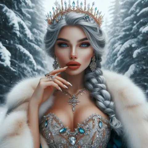Enchanted Winter Forest Beauty Vision