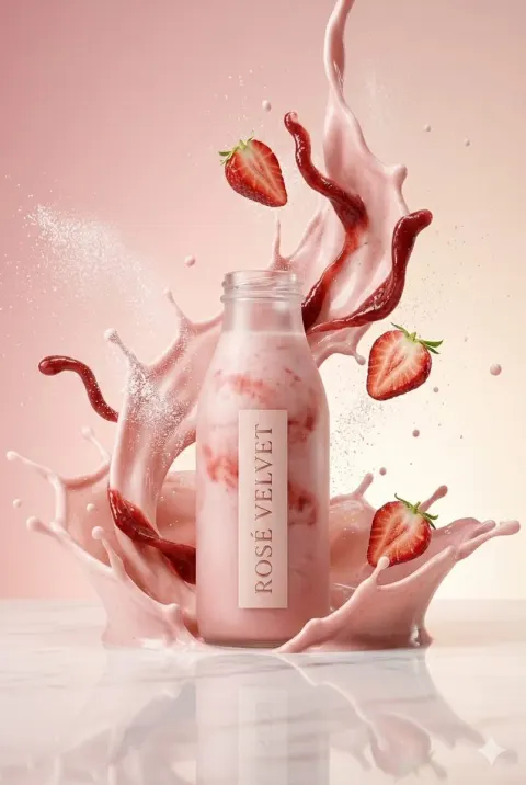 Rosé Velvet Strawberry Splash