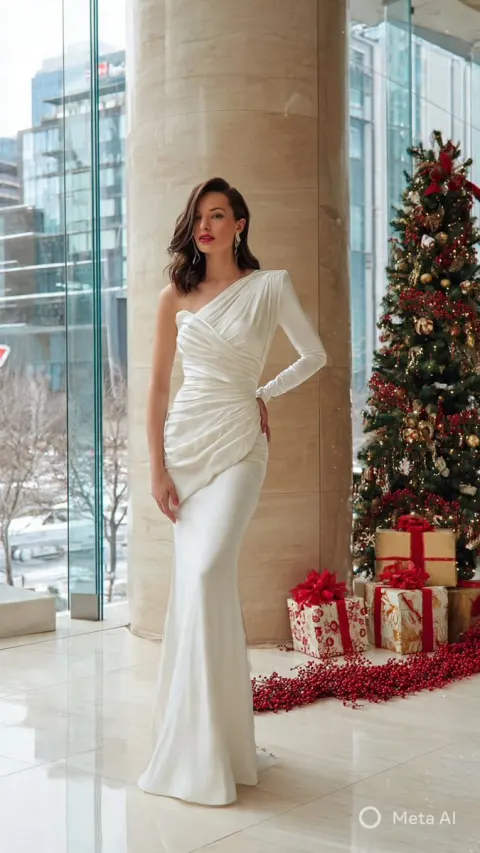 Elegant Christmas Gown