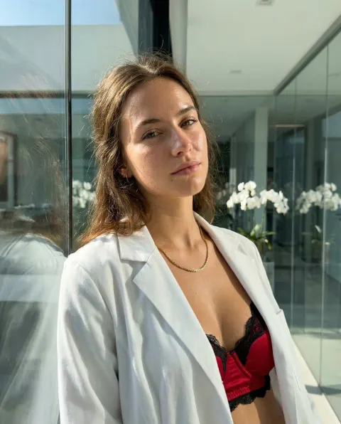 Sunlit Female Doctor Portrait