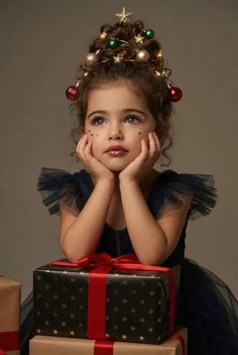 Festive Daydream Christmas Tree Hair