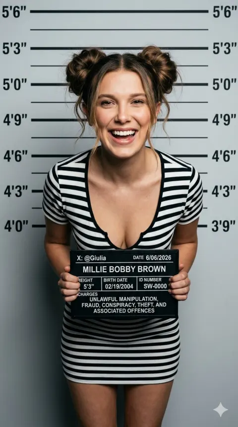 Playful Mugshot Photoshoot