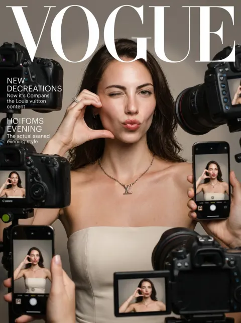 Vogue Star Paparazzi Cover Shoot