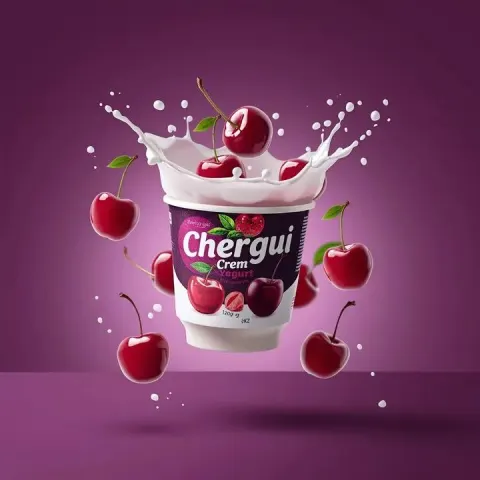 Premium Yogurt Commercial Photography