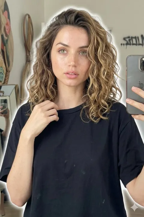 Dreamy Mirror Selfie Portrait