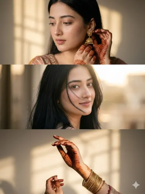 Cinematic Portrait of South Asian Woman