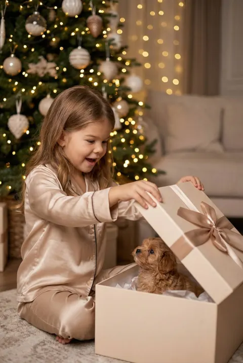 Christmas Puppy Surprise Gift