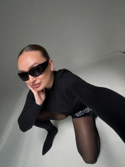 Sleek Noir Fashion Portrait