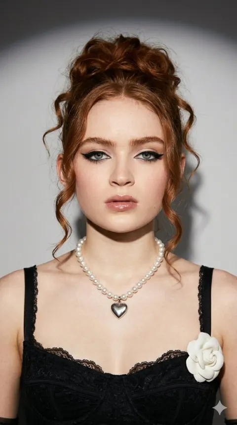 Coquette Fashion Editorial Portrait
