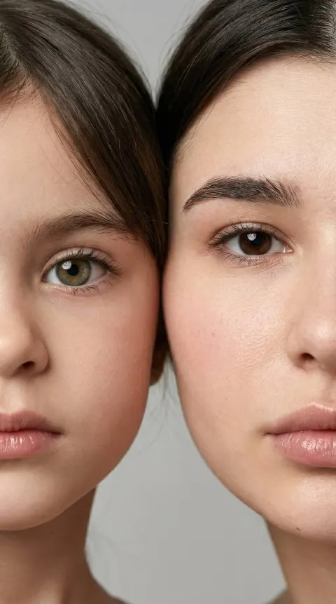 Photorealistic Parent Child Portrait