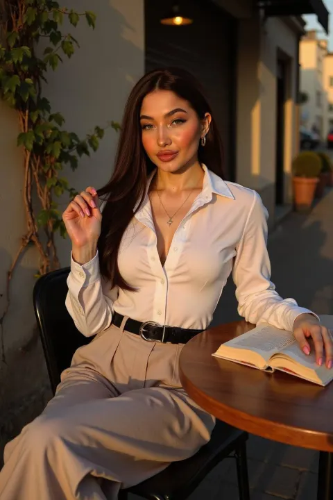 Golden Hour Café Muse