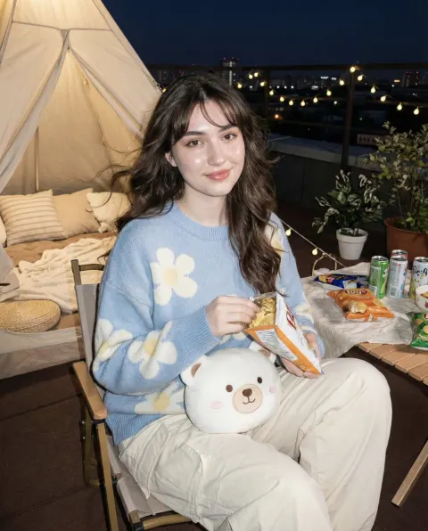 Rooftop Camping Night