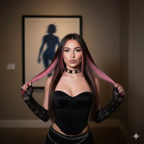 Y2K Flash Portrait Gallery