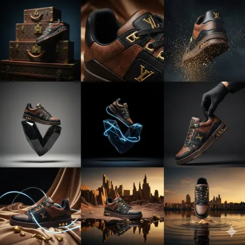 Louis Vuitton Luxury Sneaker Campaign