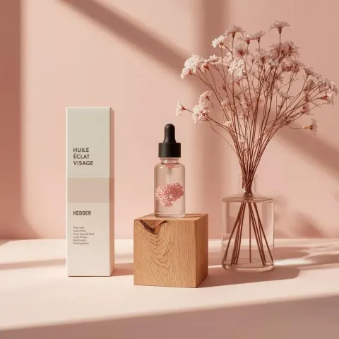 Pink Minimalist Skincare Aesthetic