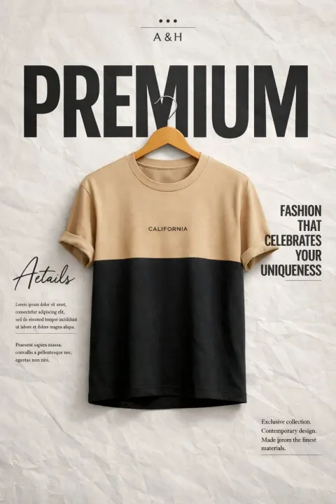 Minimalist Luxury Fashion Poster Design