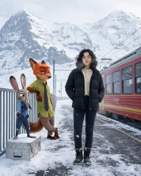 Winter Alpine Adventure With Zootopia