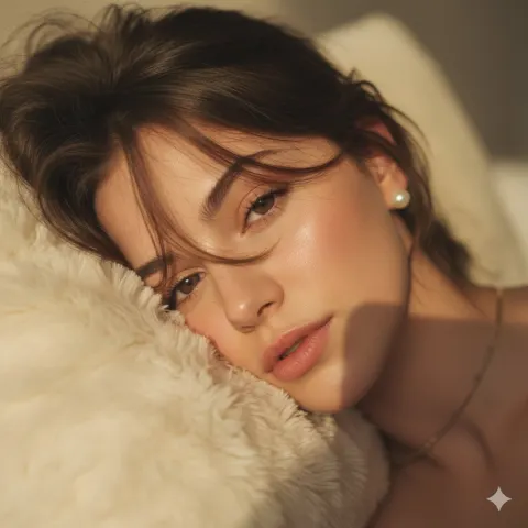 Dreamy Lazy Sunday Morning Selfie