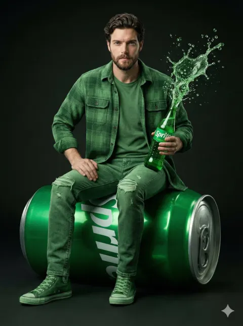 Giant Sprite Can Commercial Shoot