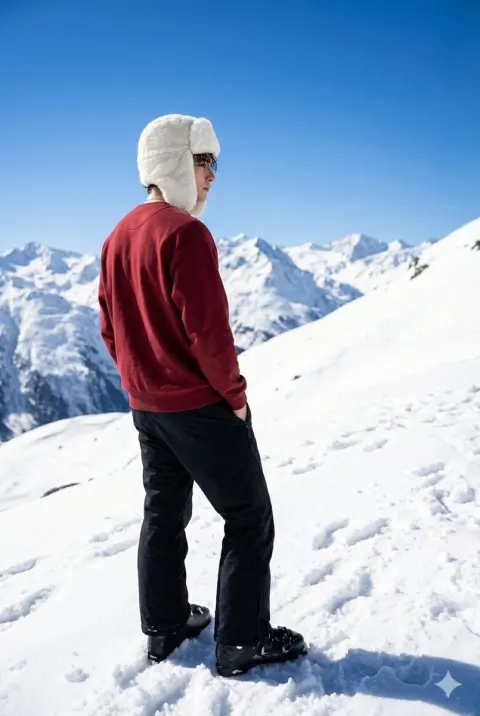 Snow Portrait Photography Art