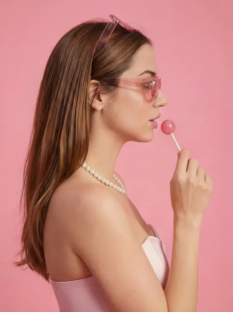 Pink Coquette Fashion Portrait