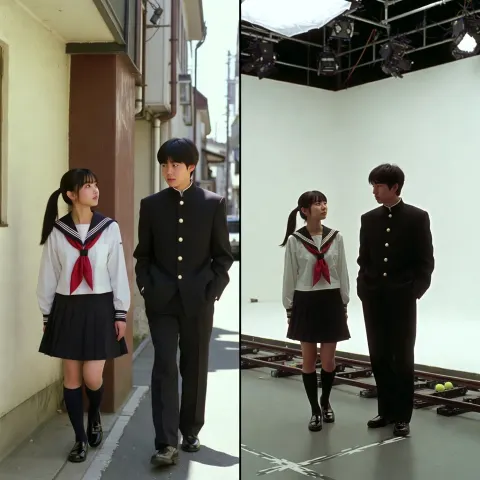 Green Screen VFX Before and After
