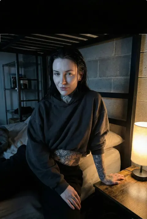 Dark Influencer Bedroom Selfie